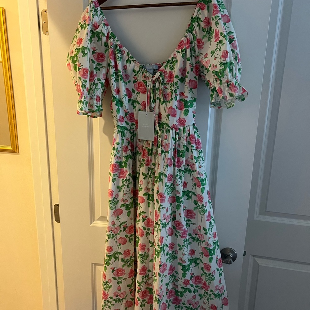 Hill House Pink Roses (The Ophelia Dress)